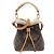 Néonoé Borsa a tracolla Louis Vuitton Monogram Neo Noe BB Marrone Bianco