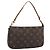 Louis Vuitton Pochette Accessoires Yayoi Kusama Painted Dots Monogram Canvas Mini Marrone