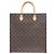 Bolso Louis Vuitton Monogram Sac Plat Castaño
