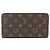 Louis Vuitton Monogram Zippy Wallet Braun