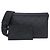 Portafoglio wearable Louis Vuitton Monogram Shadow Gaston Nero
