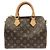 Borsa Boston Louis Vuitton Monogram Speedy Bandoulière Marrone - vista 2