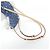 Zaino Louis Vuitton Monogram Denim Vivienne Bianco Blu - vista 5