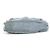 Borsa a spalla Balenciaga Le Cagole XS in denim distressed Blu - vista 3
