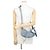 Borsa a spalla Balenciaga Le Cagole XS in denim distressed Blu - vista 4
