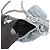 Borsa a spalla Balenciaga Le Cagole XS in denim distressed Blu - vista 5