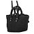 Everyday Borsa Balenciaga Bistro Basket Bag XS Nero - vista 2