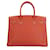 Hermès Borsa Hermes Birkin 30 Bianco Rosso Arancione  - vista 3