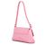 Borsa a tracolla Balenciaga XX Small Flap in pelle goffrata rosa - vista 2
