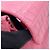 Borsa a tracolla Balenciaga XX Small Flap in pelle goffrata rosa - vista 8