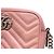Borsa a tracolla mini con catena Gucci GG Marmont Rosa - vista 11