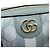 Borsa a tracolla Gucci Ophidia Super Mini Blu chiaro - vista 11