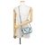 Borsa a tracolla Gucci Ophidia Super Mini Blu chiaro - vista 4