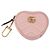 Monedero Gucci de piel rosa