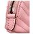 Pouch Gucci GG Marmont in pelle rosa - vista 6