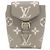 Zainetto Louis Vuitton Bicolor Monogram Empreinte Tiny Backpack Grigio Crudo