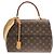 Borsa Louis Vuitton Monogram Cluny MM Marrone