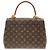 Borsa Louis Vuitton Monogram Cluny MM Marrone - vista 2