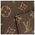 Borsa Louis Vuitton Monogram Cluny MM Marrone - vista 4