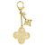 Charm per borsa Louis Vuitton Portachiavi Ivy D'oro