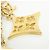 Charm per borsa Louis Vuitton Portachiavi Ivy D'oro - vista 3