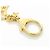 Charm per borsa Louis Vuitton Portachiavi Ivy D'oro - vista 7