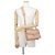 Bulgari Borsa a spalla con catena Bvlgari Serpenti Diamond Blast Beige - vista 5