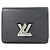 Louis Vuitton Epi Portefeuille Twist Compact Wallet Nero