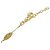 Louis Vuitton Collier Louisette Necklace D'oro - vista 3