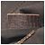 Borsa a tracolla Louis Vuitton Monogram Mini Lin Danube Marrone - vista 12