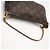 Bolsa Louis Vuitton Monogram Pochette Accessoires Marrom Bege - vista 5