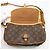 Borsa a tracolla Sologne in tela Monogram Louis Vuitton Marrone Beige - vista 9