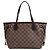 Borsa Tote Louis Vuitton Neverfull PM Damier Marrone Multicolore Damier ebene - vista 3