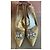 Décolleté Slingback Miu Miu glitterate e decorate Gold D'oro - vista 7