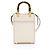 Fendi Leather Sunshine Mini Shopper Tote Weiß - Ansicht 3