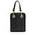 Mini Tote Gucci GG Marmont de piel matelassé Negro - vista 3