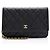 Chanel Classic Wallet on Chain aus Kaviarleder Schwarz