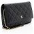 Chanel Classic Wallet on Chain aus Kaviarleder Schwarz - Ansicht 2