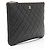 Gabrielle Pouch classica Chanel in pelle Caviar con zip Nero - vista 2