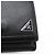 Prada Triangle Logo Saffiano Leather Trifold Wallet Black - view 4