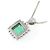 Autre Marque Collana in Pt900/Pt850 con smeraldo e diamante Verde - vista 4