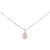 Autre Marque Collana in Au750 Rodocrosite e Diamanti Argento