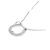 Autre Marque Collana in oro bianco K10 e diamanti Argento - vista 4