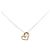 Autre Marque Collana K10 Pink Gold Diamond Rosa