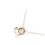 Autre Marque Collana K10 Pink Gold Diamond Rosa - vista 3