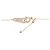 Autre Marque Collana K10 Pink Gold Diamond Rosa - vista 5