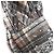 Valentino Vintage Check Satin 2way Kleidmantel Braun Schwarz Aus weiß - Ansicht 10