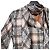 Valentino Vintage Check Satin 2way Kleidmantel Braun Schwarz Aus weiß - Ansicht 4