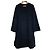 Autre Marque Abrigo de lana sin cuello green label relaxing Negro