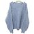 Autre Marque Laura Ashley Lurex Strickpullover Blau